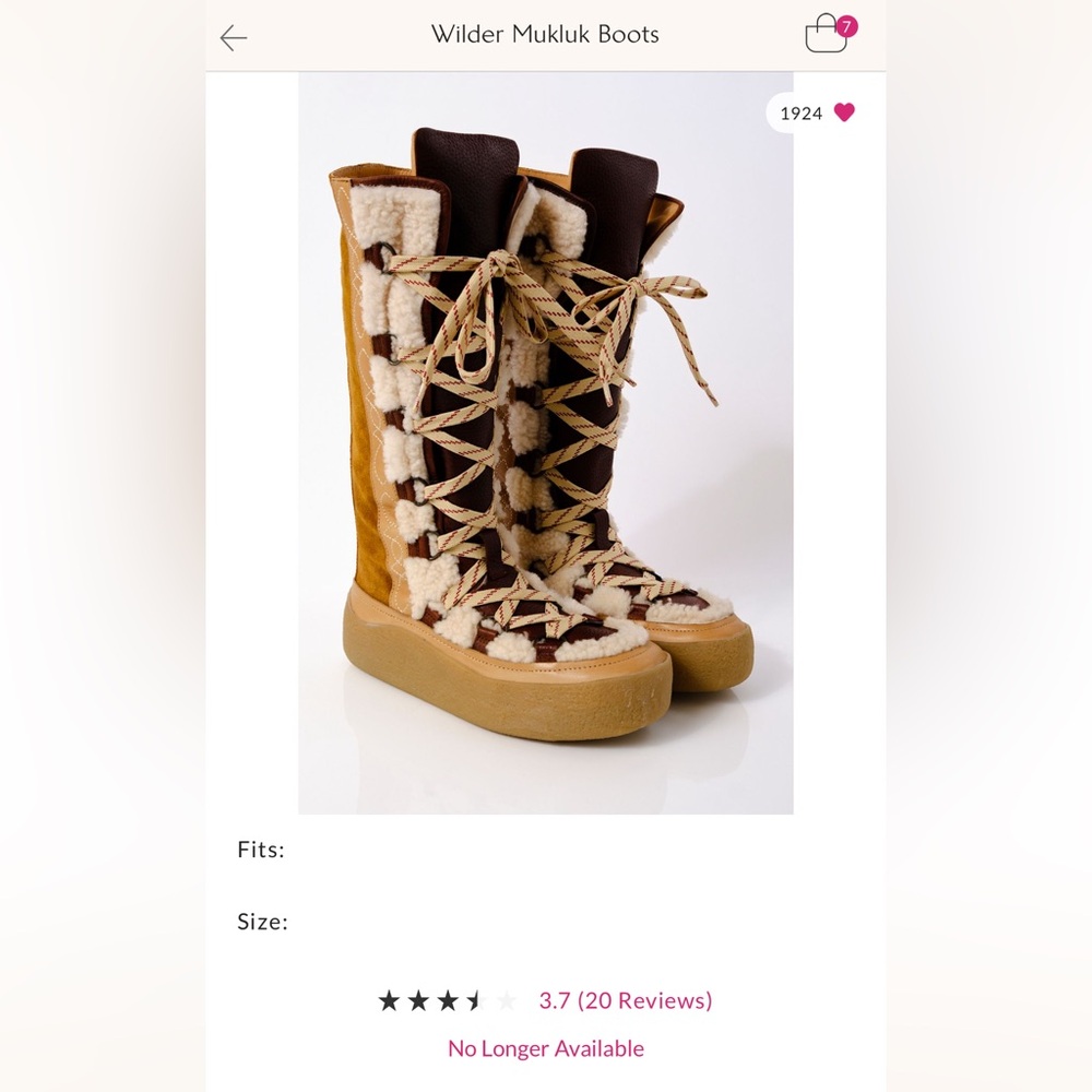 Free People x Wilder Mukluk Boots - Picture 13 of 13